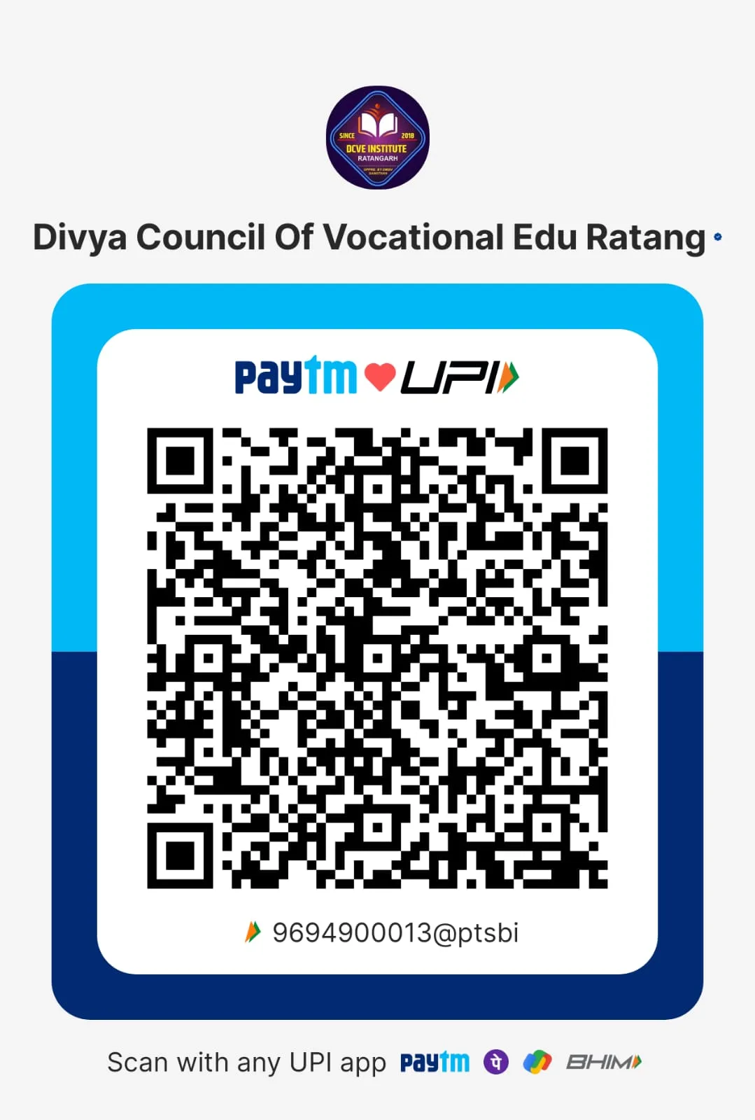 Payment QR code